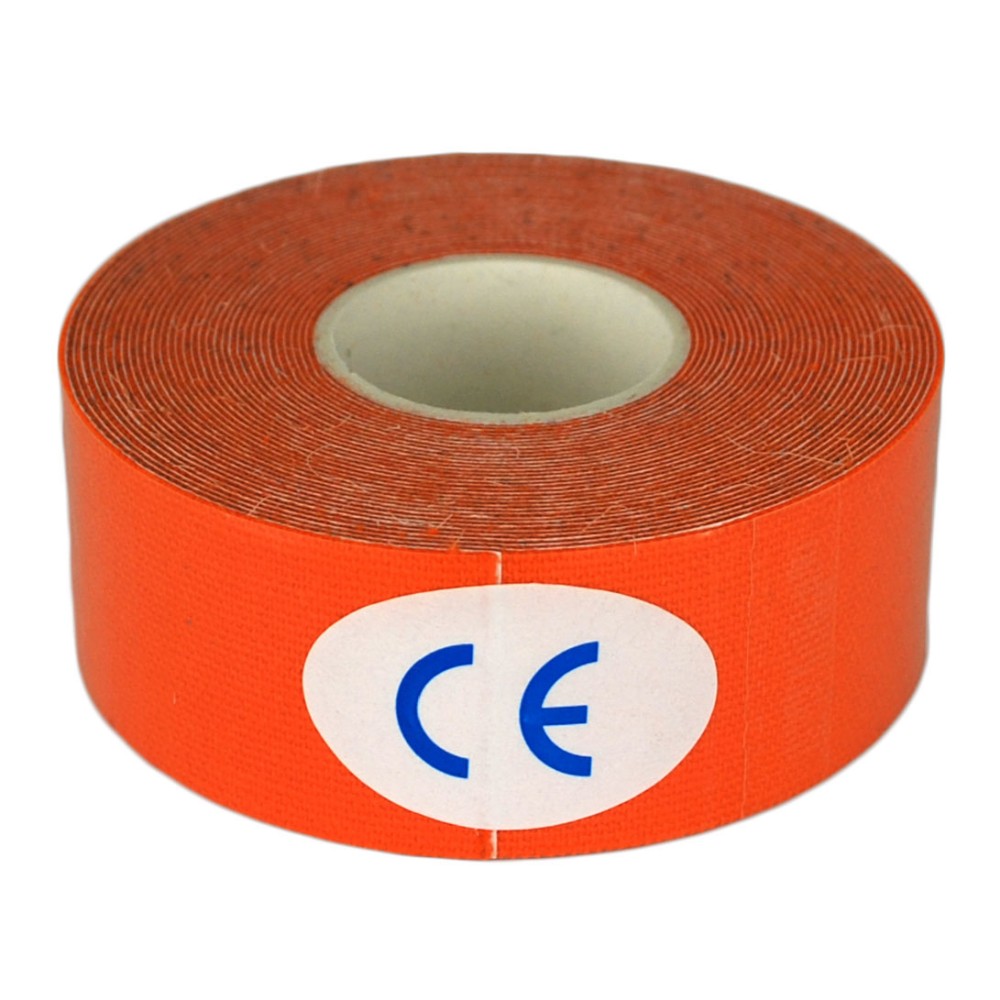 Pharma[+] Physio KIN Tape Neuromuscolare, Rotolo 5 Cm X 5 M, Arancione, Elastico E Ipoallergenico, Resistente All'Acqua
