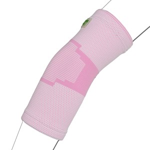 Pink Elasticated Pull Up Elbow Support