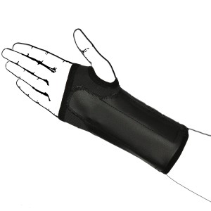 Elastic Black Wrist Brace Support