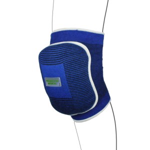 Blue Padded Pull Up Knee Support