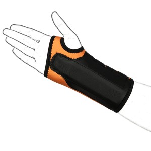 Orange N-Wrap Wrist Brace