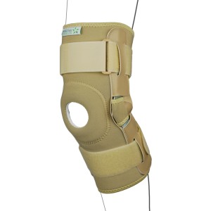Strapped Hinged Knee Brace